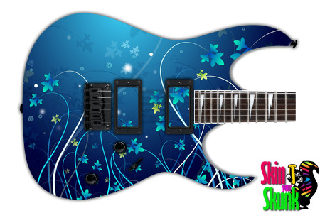  Guitar Skin Abstractthree Vines 