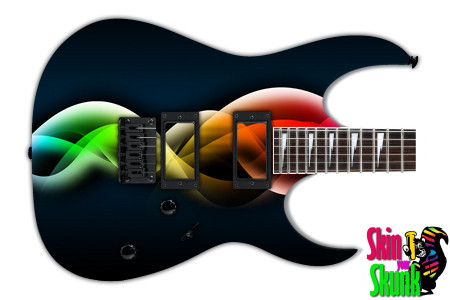  Guitar Skin Abstractthree Waves 