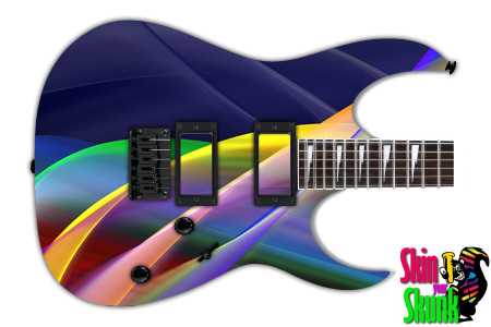  Guitar Skin Abstracttwo Curves 