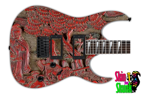  Guitar Skin Ancient Red 