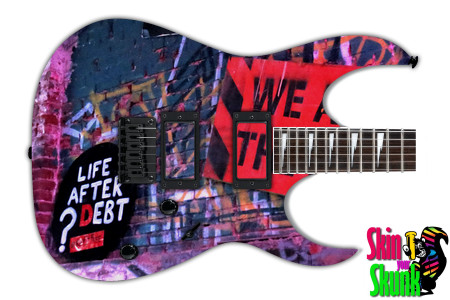  Guitar Skin Graffiti 99 