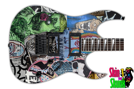  Guitar Skin Graffiti Graffiti 