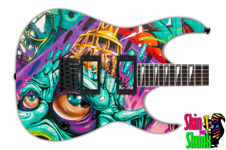  Guitar Skin Graffiti Head 