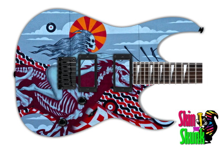  Guitar Skin Graffiti Horse 