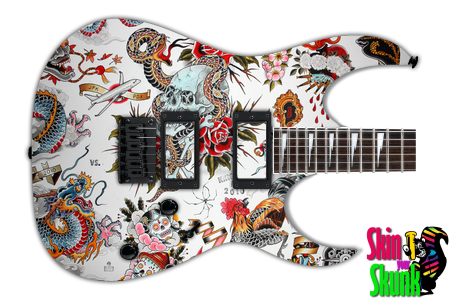  Guitar Skin Awesome Tattoo 