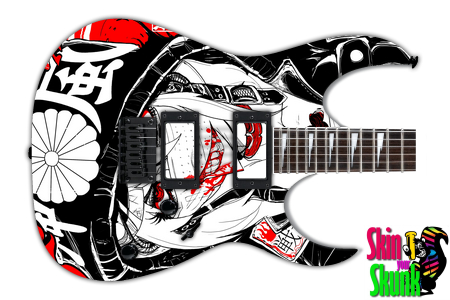  Guitar Skin Awesome Wargirl 