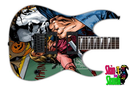  Guitar Skin Relic Viral Michael 