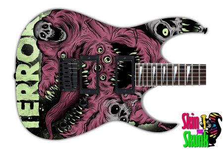  Guitar Skin Relic Viral Terror 