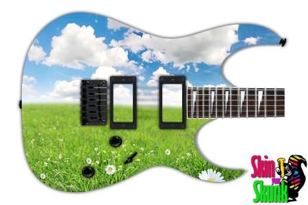  Guitar Skin Beautiful Field 