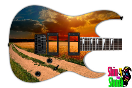  Guitar Skin Beautiful Road 