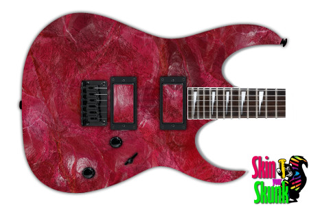  Guitar Skin Crystal Ruby 
