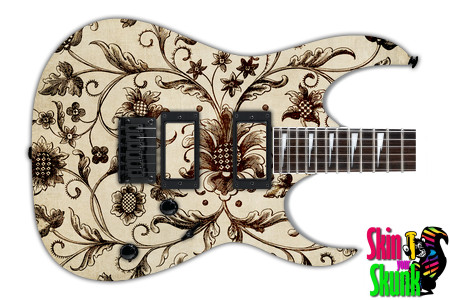  Guitar Skin Ornate Ancient 