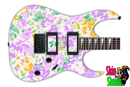  Guitar Skin Ornate Print 