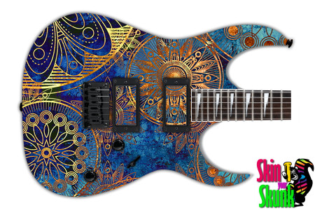  Guitar Skin Ornate Wheels 