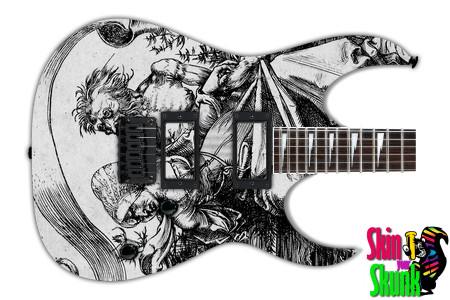  Guitar Skin Engraved Attack 