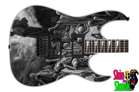  Guitar Skin Engraved Earth 