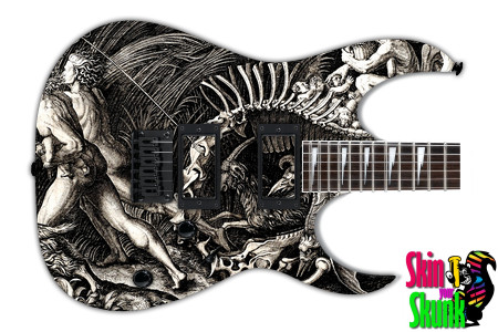  Guitar Skin Engraved Exit 
