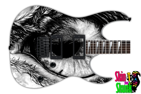  Guitar Skin Engraved Eye 