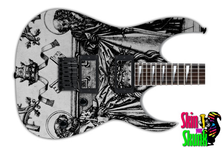  Guitar Skin Engraved Head 