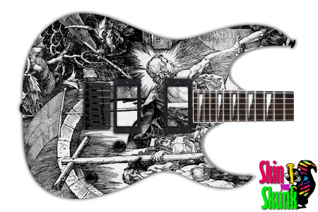 Guitar Skin Engraved Walk 
