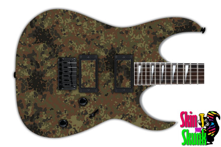  Guitar Skin Camo Brown 5 