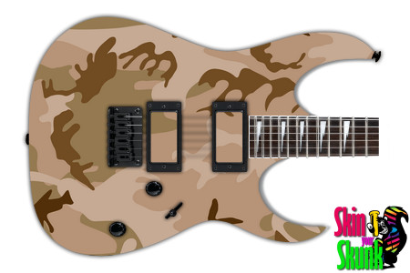  Guitar Skin Camo Tan 1 