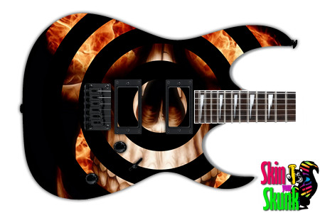  Guitar Skin Bullseye Evil 
