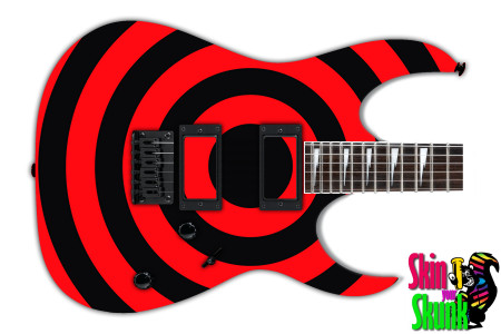  Guitar Skin Bullseye Inversered 