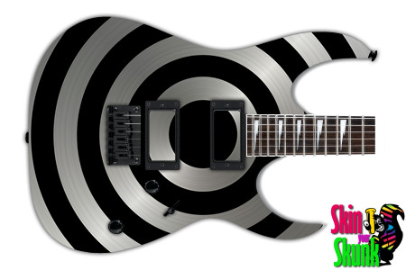  Guitar Skin Bullseye Steel 