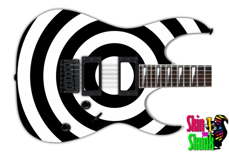  Guitar Skin Bullseye White 