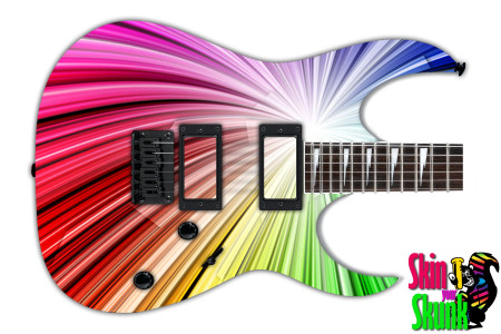  Guitar Skin Girlrock Fireworks 