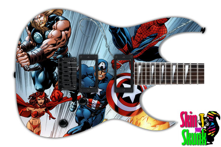  Guitar Skin Comics Avenge 