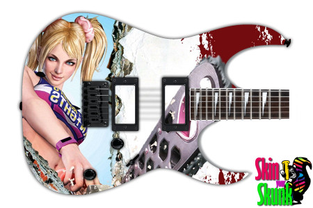  Guitar Skin Comics Chainsaw 