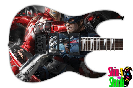 Guitar Skin Comics Civil 