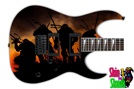  Guitar Skin Comics Turtles 