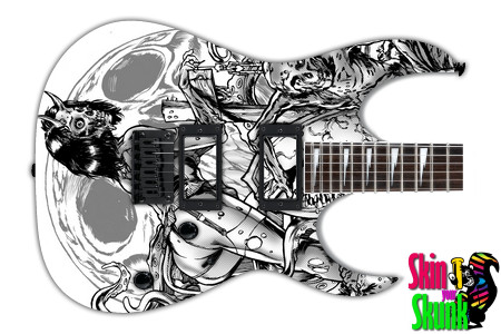  Guitar Skin Concert Black 