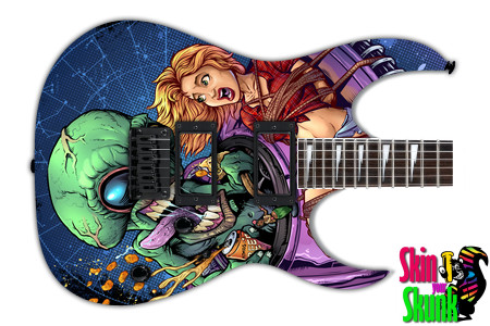  Guitar Skin Flyland Alien 