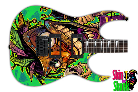  Guitar Skin Flyland Tiki 