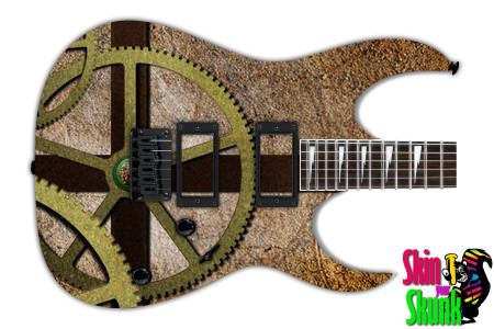  Guitar Skin Steampunk Big Gear 