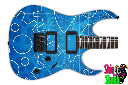  Guitar Skin Steampunk Blueprint 
