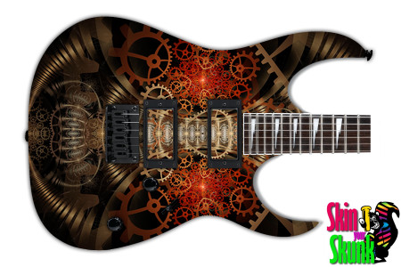  Guitar Skin Steampunk Brain 