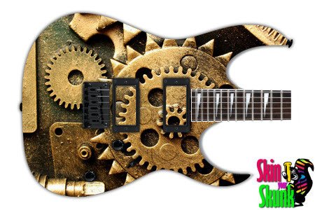  Guitar Skin Steampunk Complicated 