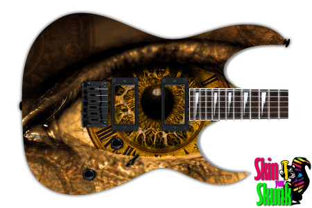  Guitar Skin Steampunk Cyborg 