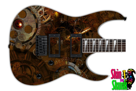  Guitar Skin Steampunk Damage 