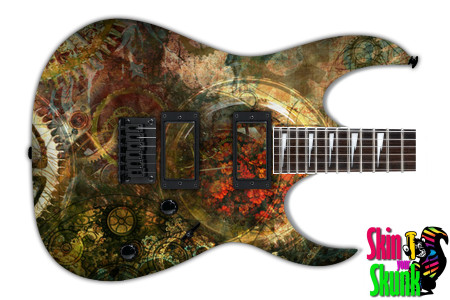  Guitar Skin Steampunk Gray 
