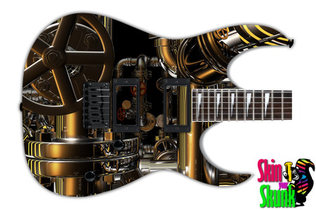  Guitar Skin Steampunk Pipes 