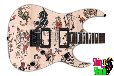  Guitar Skin Tattoos Collage 
