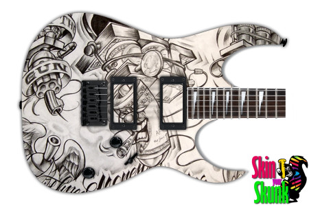  Guitar Skin Tattoos Gangsta 