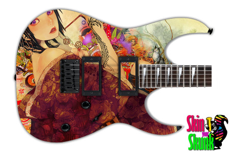  Guitar Skin Tattoos Girl 