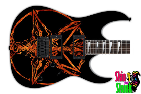  Guitar Skin Baphomet Blackfire 